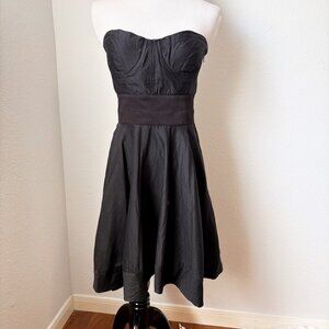 Elizabeth and James Strapless Bustier Mini Dress